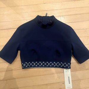 Louis Vuitton Scuba crop shirt women’s
